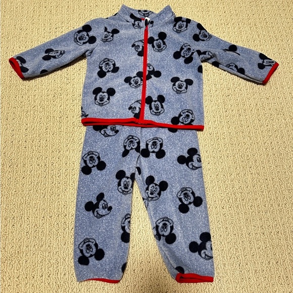 Disney Mickey Mouse Micropolar Fleece for Boys 2-Piece‎ Set - Picture 2 of 5